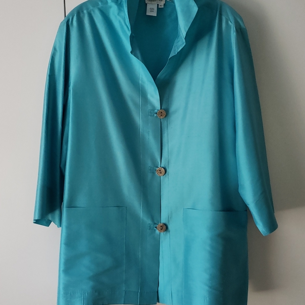 COLDWATER CREEK Silk jacket